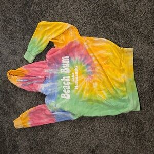 Vacation Lake McConaughy tie dye hoodie